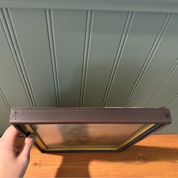 The Gleaners vintage framed oil painting print - Picture 4 of 4